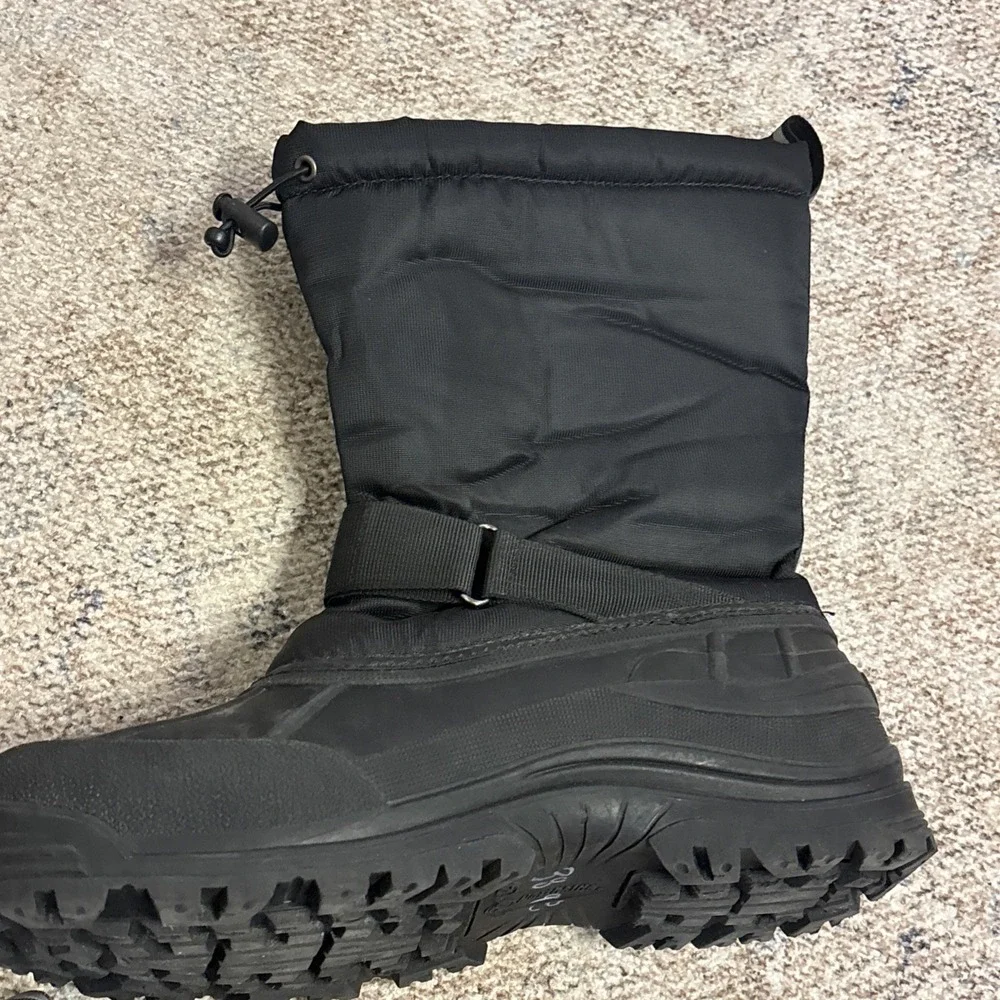Northside Men's Glacier Peak Black Insulated Winter Snow Boot Size 12